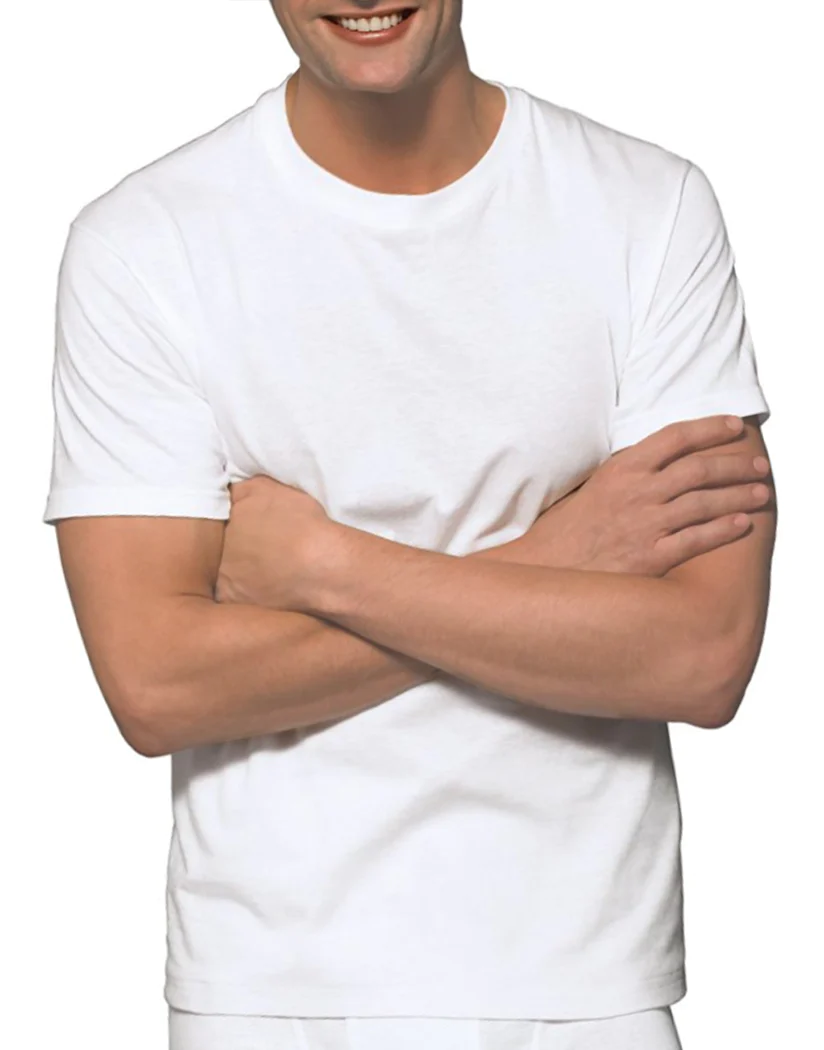 Hanes Tagless Crew Neck Undershirt- 6 pack