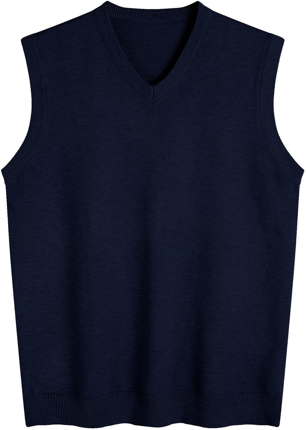 V-neck Sweater Vest- Navy