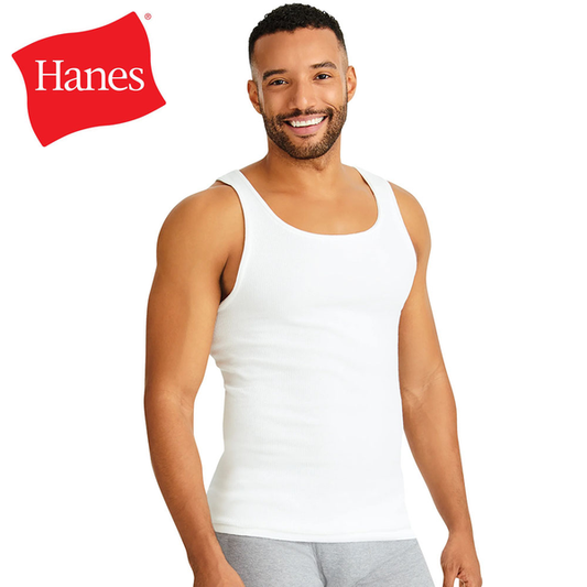 Hanes Tagless Sleeveless Undershirt- 3 pack