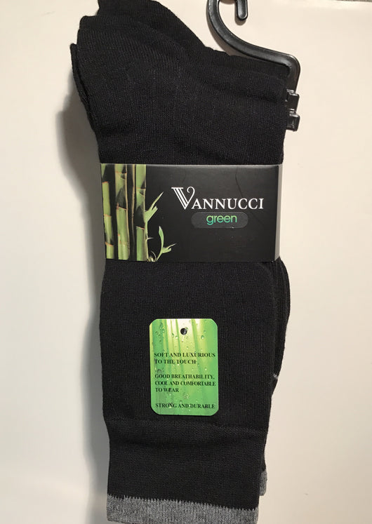 Vannucci 3 Pack Bamboo Socks